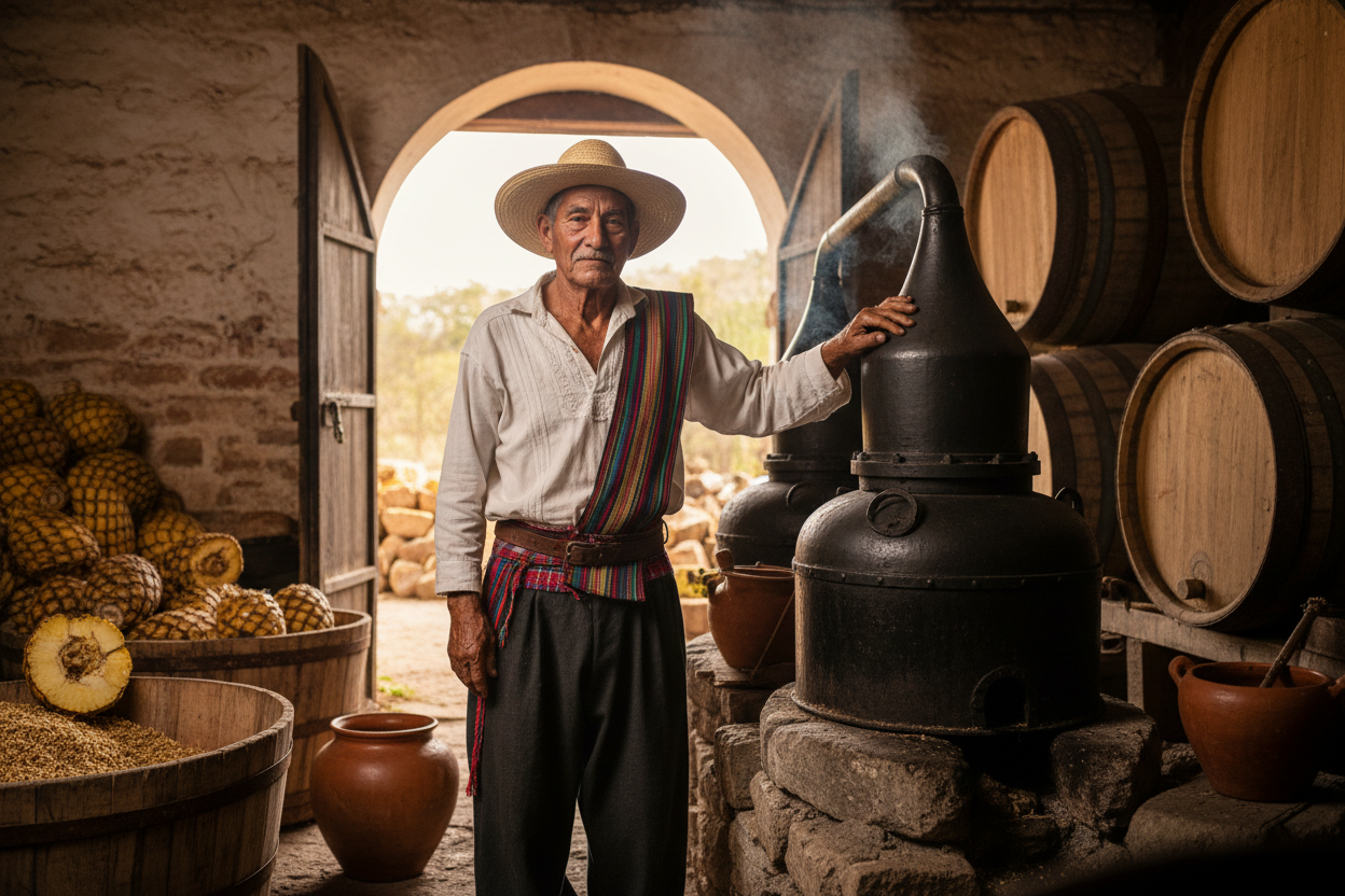 El maestro mezcalero: el guardián de la tradición mezcalera
