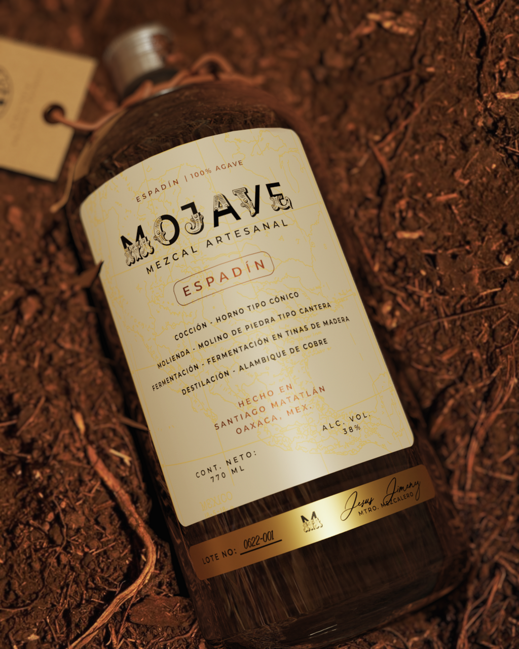 Mezcal Mojave | Espadín Artesanal Oaxaqueño 770 ml