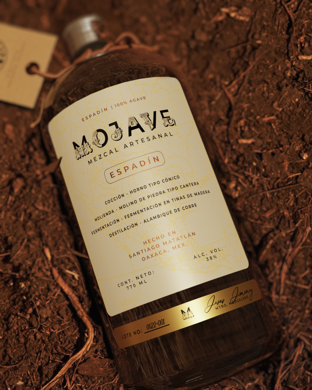 Mezcal Mojave | Espadín Artesanal Oaxaqueño 770 ml