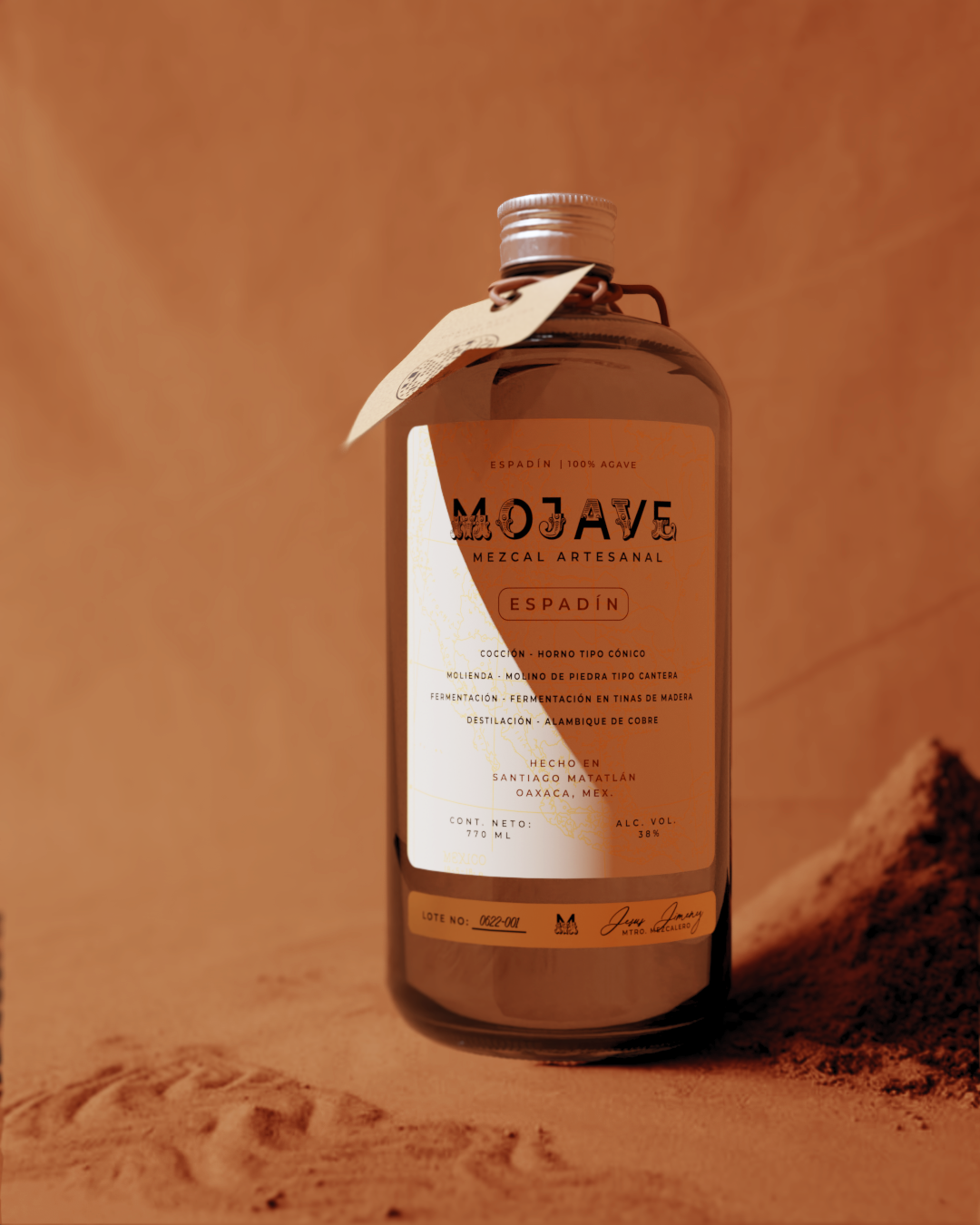 Mezcal Mojave | Espadín Artesanal Oaxaqueño 770 ml